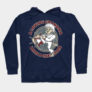 Grandma with a character Hoodie